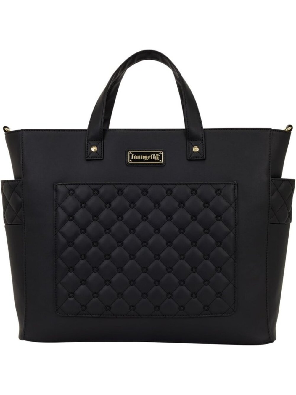 Stylish Black Convertible Backpack Tote Crossbody Bag for Pin Trading & Travel